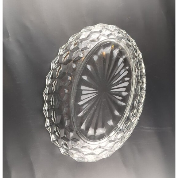 Fostoria American Clear Oval Vegetable Bowl 9" #2056 Vtg Glassware Unmarked MCM - Picture 7 of 7